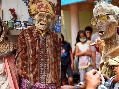 दुनिया रंग बिरंगी Exhuming and adorning the dead body is a peculiar festival.