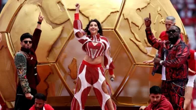 कैमरे के लेंस से Nora Fatehi performing at the FIFA World Cup opening ceremony.
