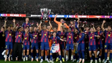 कैमरे के लेंस से Barcelona becomes champion for the 29th time after defeating Madrid.