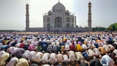 कैमरे के लेंस से Prayers offered for the country's progress and peace on Eid-ul-Adha.